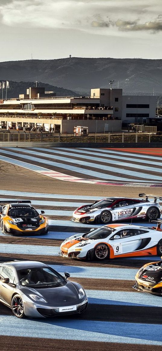 mclaren, mp4-12c, supercar, track racing, paul ricard, sky