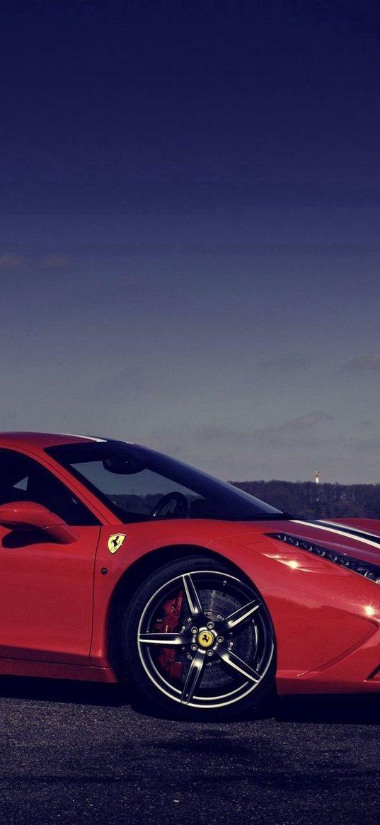 ferrari, 458, speciale, red, italy