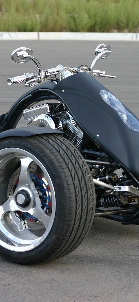 three wheels, motorcycle, roadster