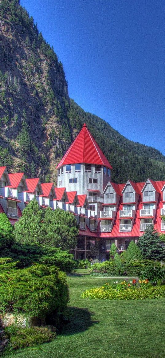 hotel, canmore, canada, nature