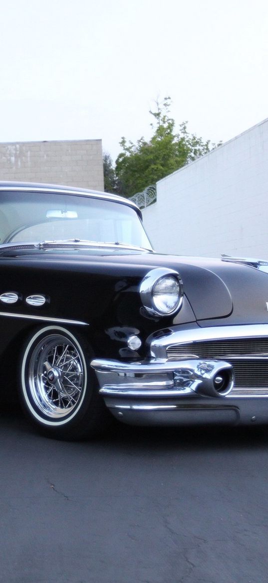 1956 buick century, vintage, cars, side view