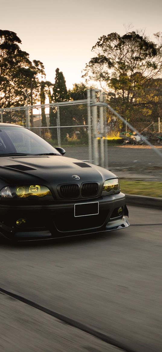 bmw, black, m3, e46, tuning