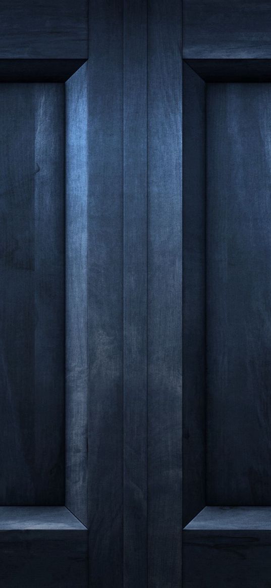 wooden, blue, dark, timber, shape