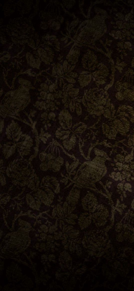 fabric, patterns, dark, shadow