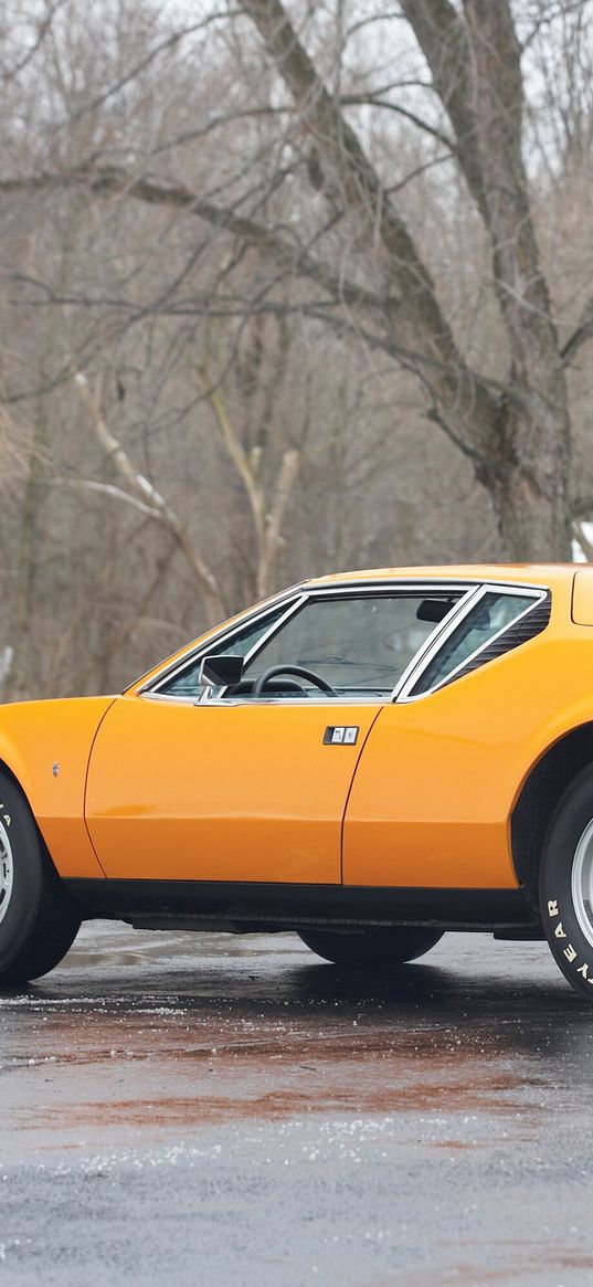 de tomaso, pantera, cars, orange