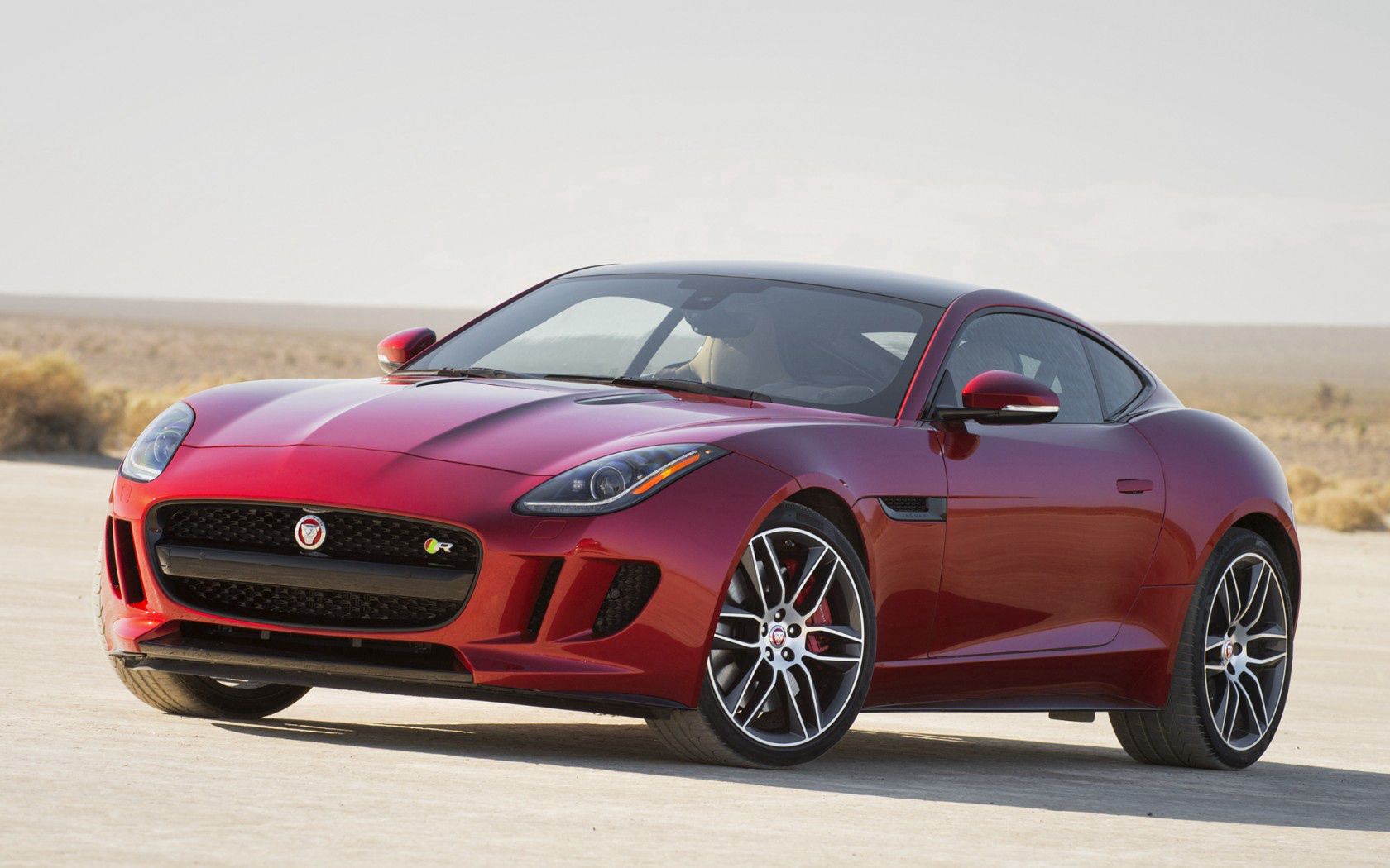 2015, jaguar, red, cars, side view