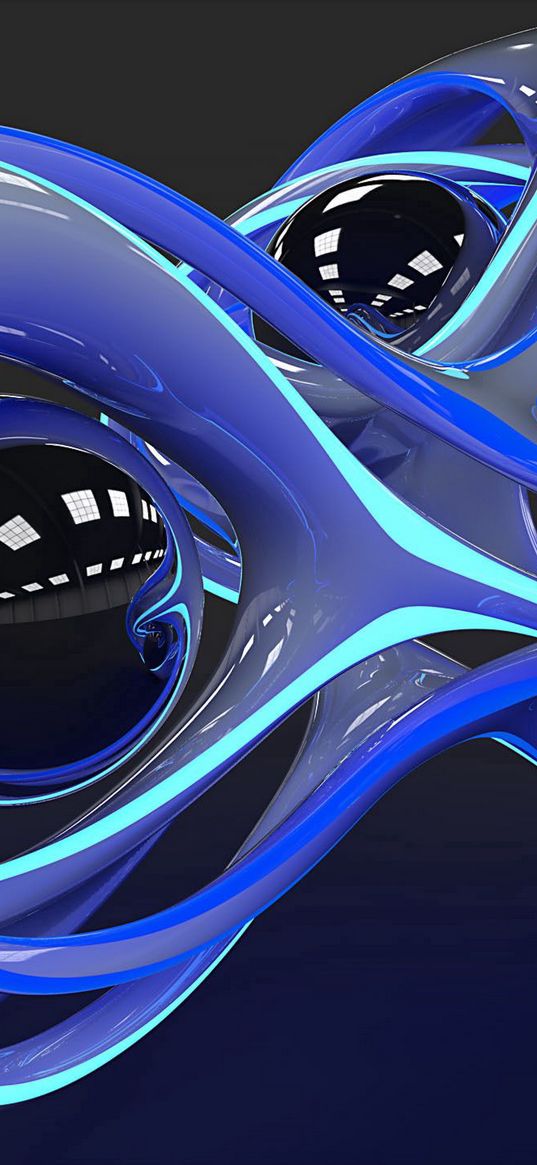 figure, rendering, lines, curves, balloons, background