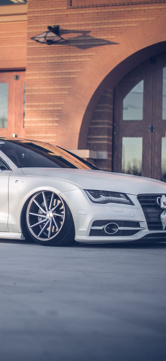 audi, a7, vossen, tuning, wheels