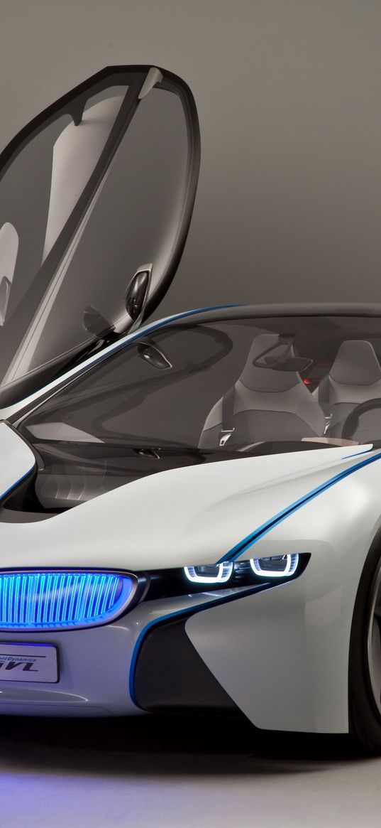 bmw, vision, efficientdynamics, concept, front view