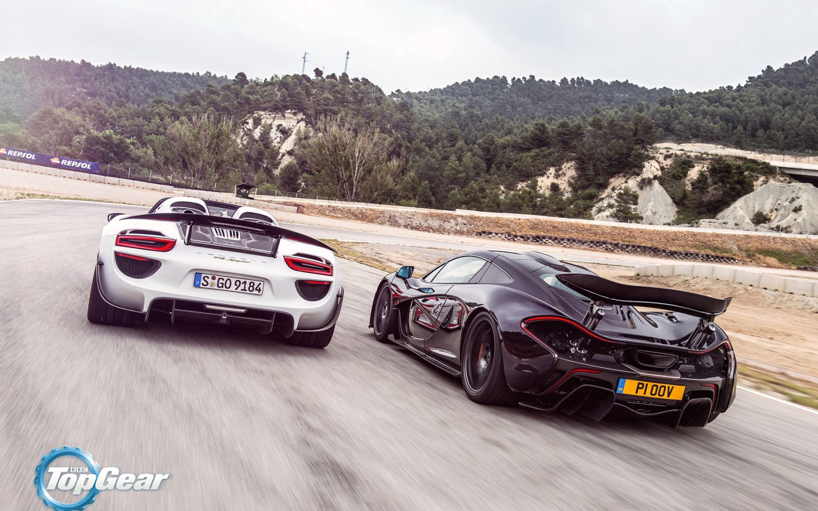 mclaren, p1, porsche, 918, top gear, spider, supercars