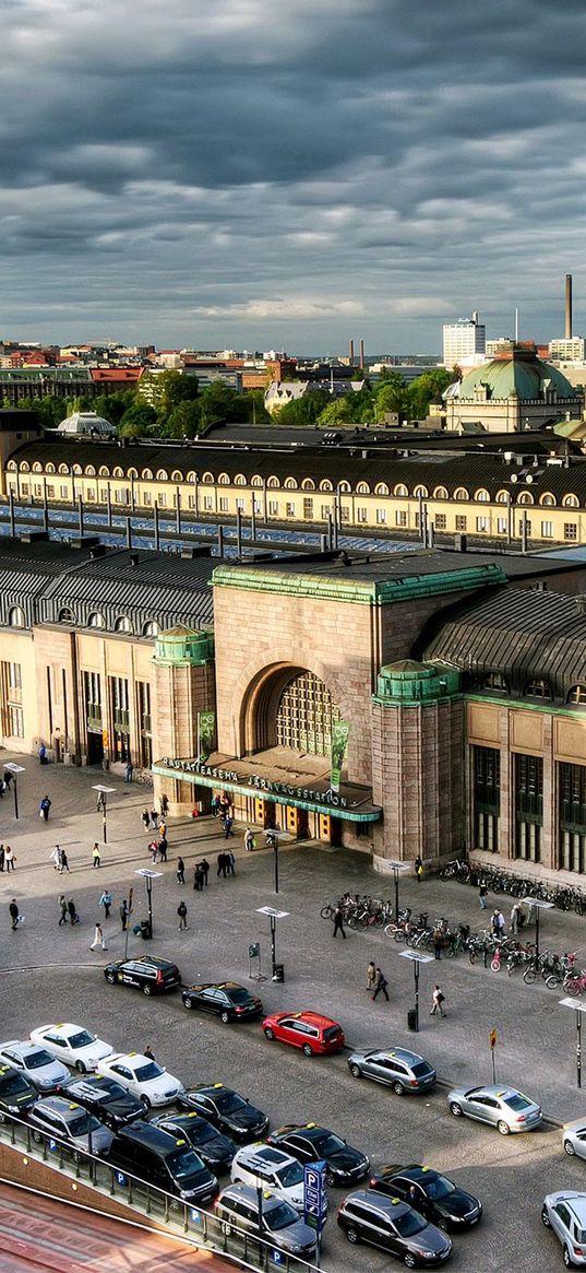 helsinki, finland, capital, top view, hdr