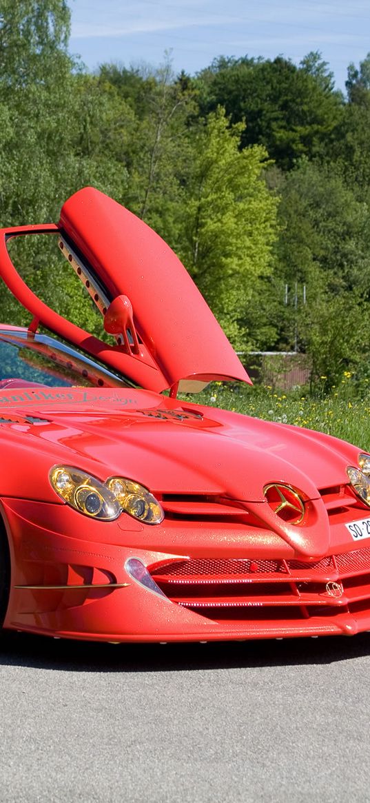 slr mclaren, 999, 2011, mercedes-benz, red gold dream ueli anliker