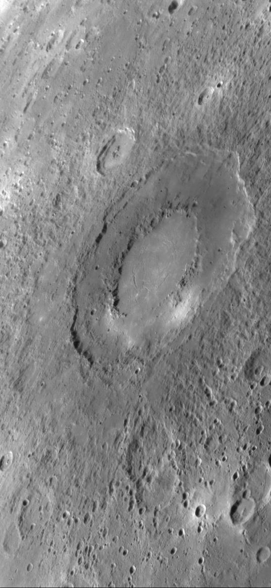 caloris planitia, shock structure, mercury