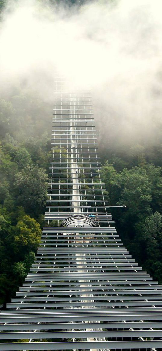 bridge, skybridge, sochi, russia, suspended