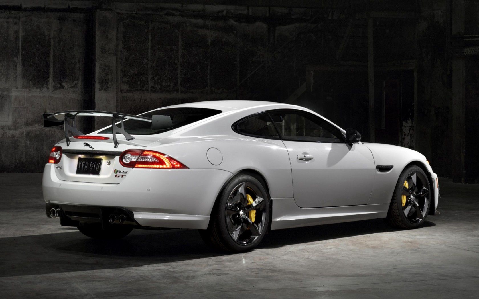 jaguar, xkr-s, gt, white, car, side view