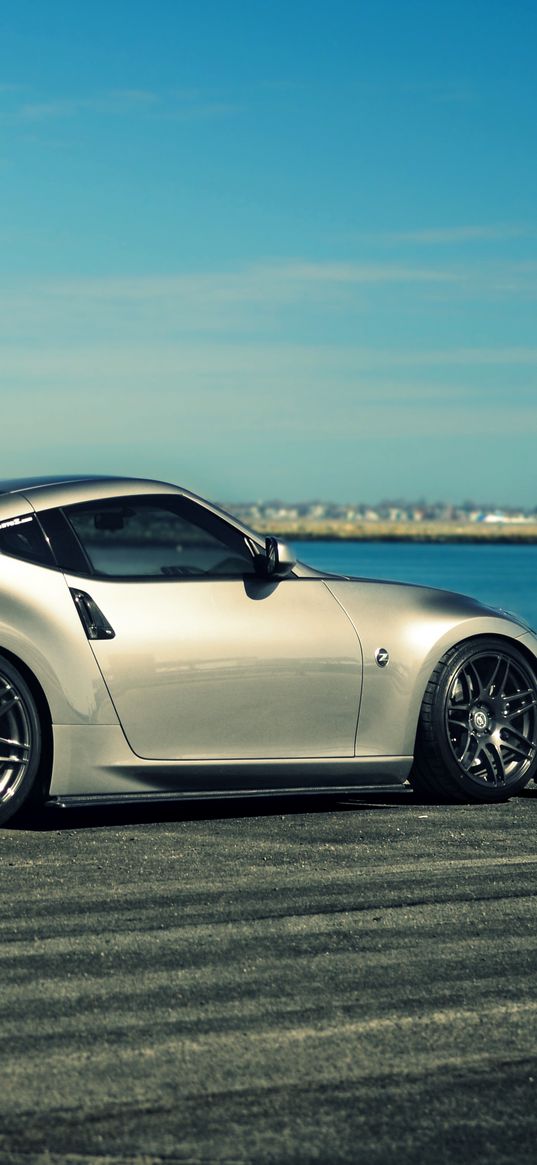 nissan, 370z, jdm, side view