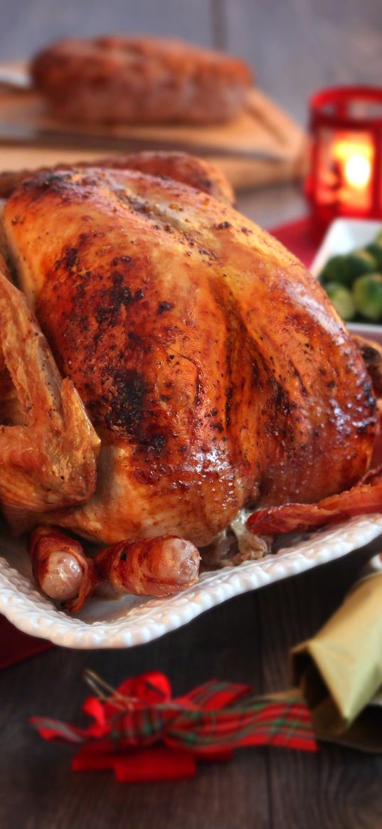 turkey, roast, poultry, dinner