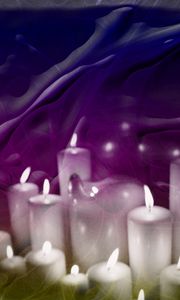 Preview wallpaper abstract, background, color, candles