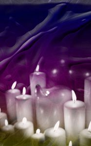 Preview wallpaper abstract, background, color, candles