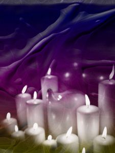 Preview wallpaper abstract, background, color, candles