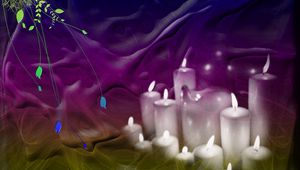 Preview wallpaper abstract, background, color, candles