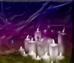 Preview wallpaper abstract, background, color, candles