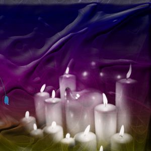 Preview wallpaper abstract, background, color, candles