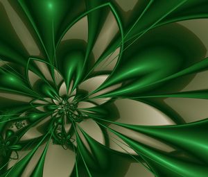 Preview wallpaper abstract, background, color, flower, green