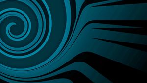 Preview wallpaper abstract, blue, black