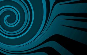 Preview wallpaper abstract, blue, black