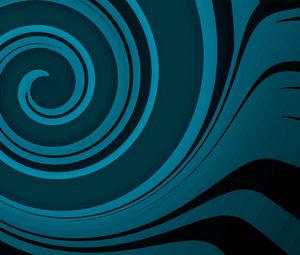 Preview wallpaper abstract, blue, black