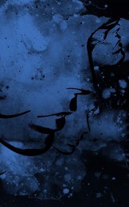 Preview wallpaper abstract, blue, black, light