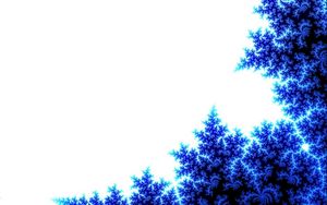 Preview wallpaper abstract, blue, tree, white