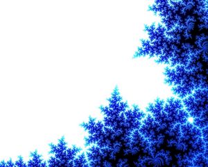 Preview wallpaper abstract, blue, tree, white