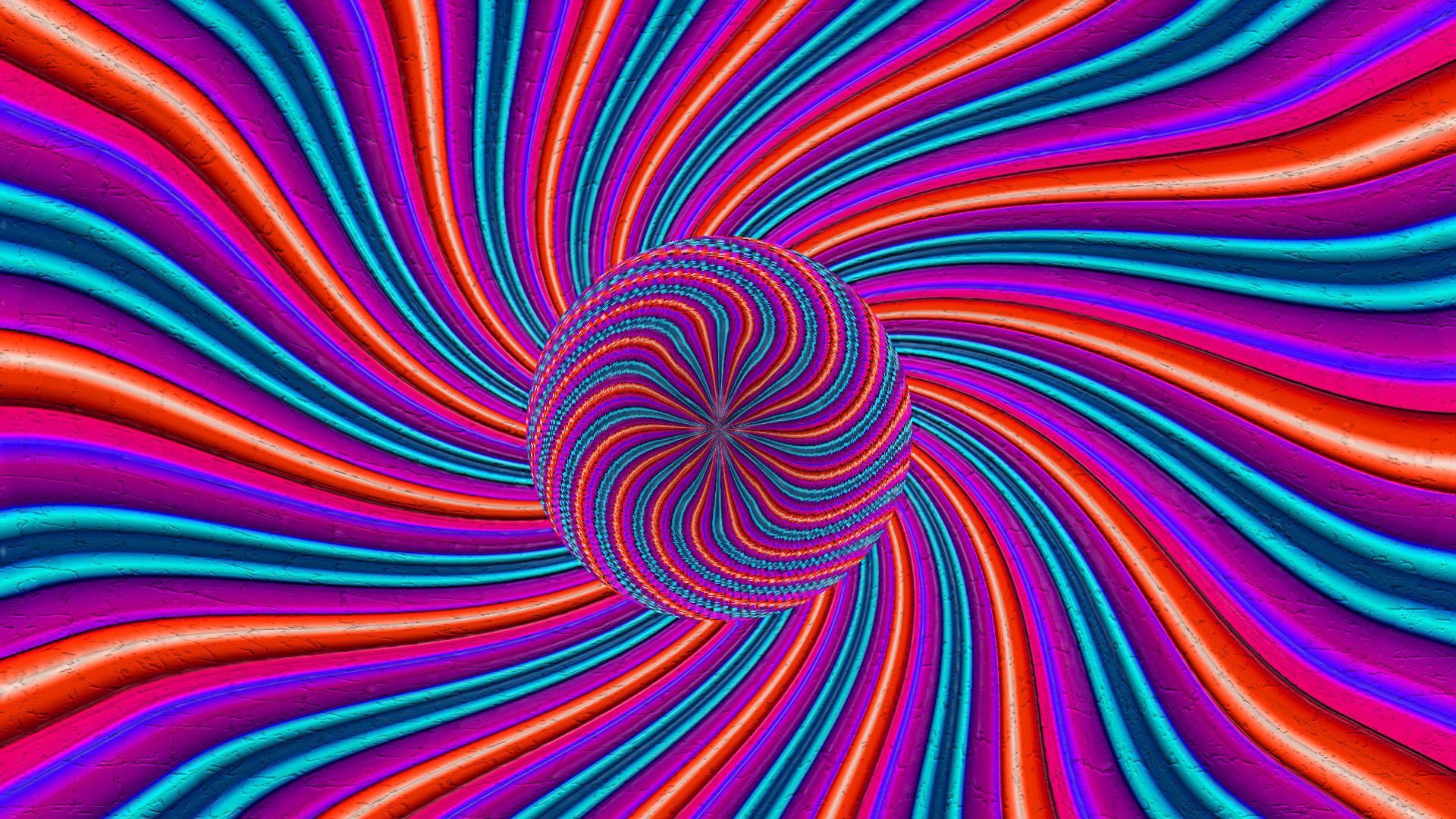 Download wallpaper 1920x1080 abstract, circles, lines, colored, optical ...