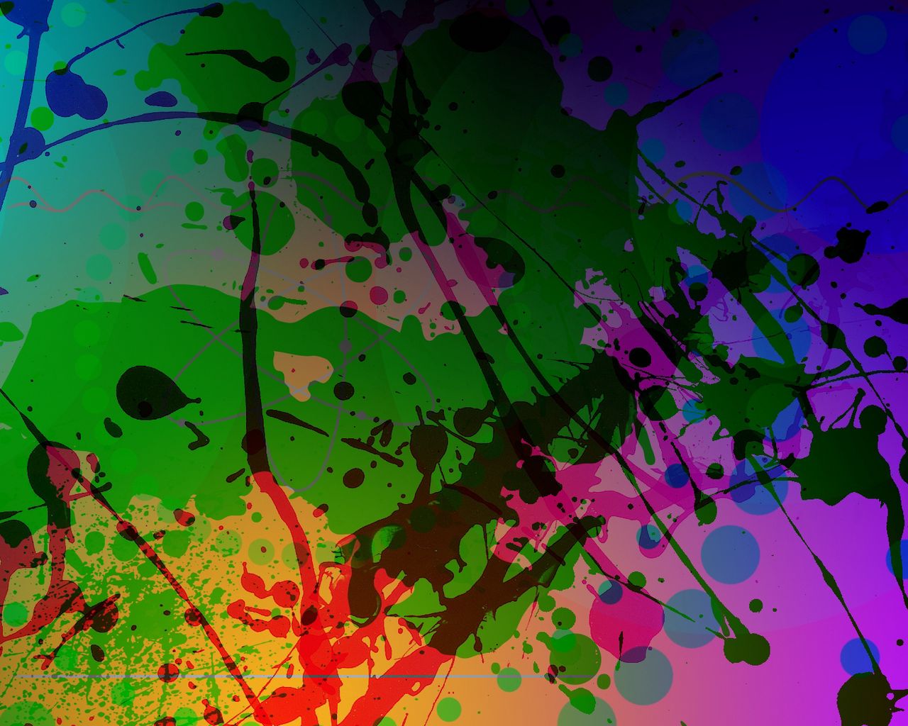 Download wallpaper 1280x1024 abstract, colorful, blur standard 5:4 hd  background