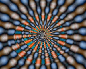 Preview wallpaper abstract, colorful, optical illusion, illusion, circle, shells