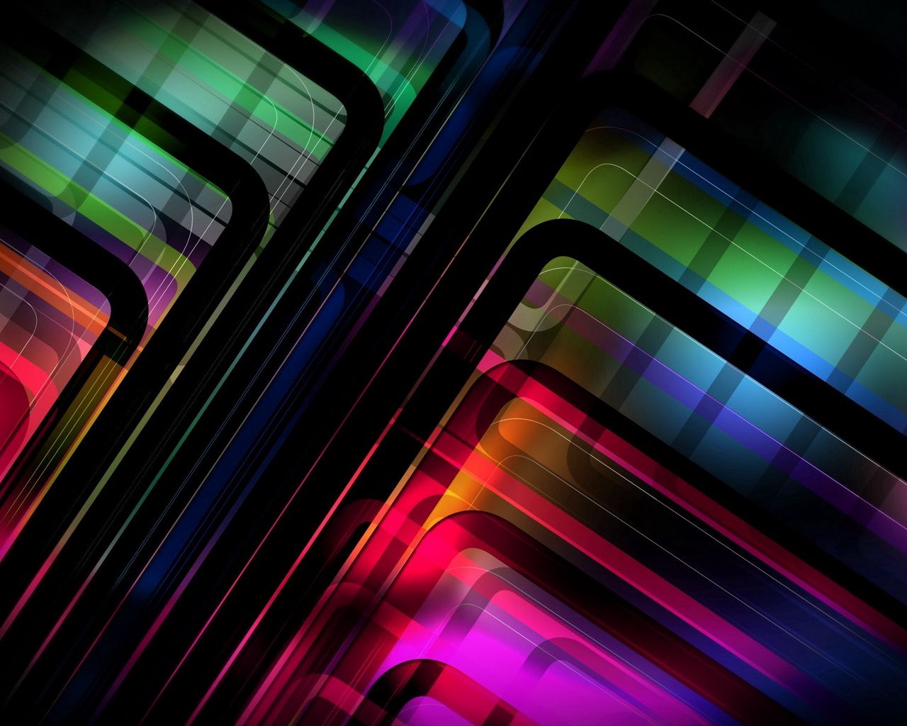 Download wallpaper 1280x1024 abstract, colorful, square, stage standard 5:4  hd background
