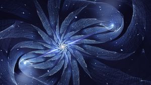 Preview wallpaper abstract, flower, fractal, rotation