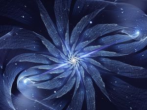 Preview wallpaper abstract, flower, fractal, rotation
