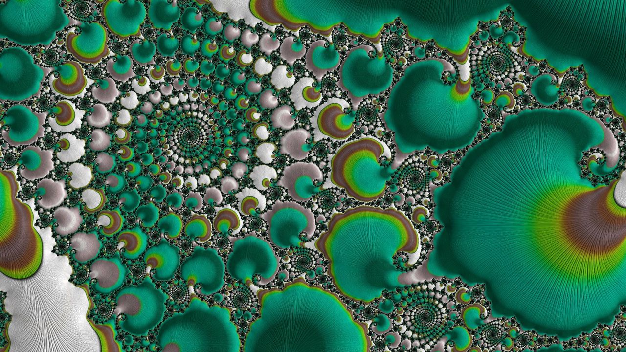 Wallpaper abstract, fractal, patterns, rotation