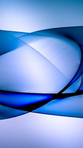 Preview wallpaper abstract, lines, spots, blue