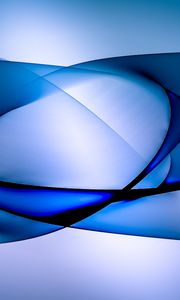 Preview wallpaper abstract, lines, spots, blue