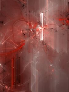Preview wallpaper abstract, red, dirty, glass, smoke
