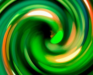 Preview wallpaper abstract, spiral, spin, green