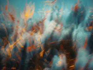 Preview wallpaper abstraction, blur, spots, distortion
