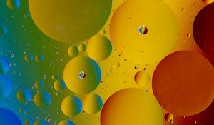 Preview wallpaper abstraction, circles, bubbles, gradient