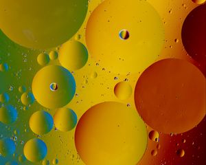 Preview wallpaper abstraction, circles, bubbles, gradient