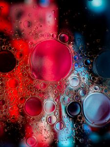 Preview wallpaper abstraction, circles, bubbles, blurred