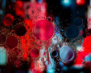 Preview wallpaper abstraction, circles, bubbles, blurred